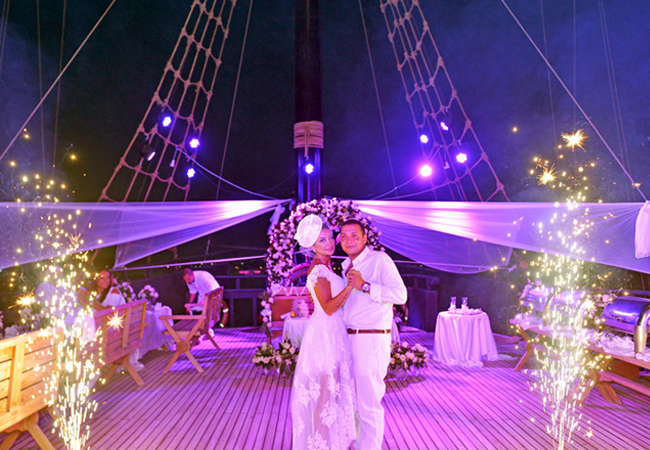 Wedding on luxury yacht in Sharm El Sheikh