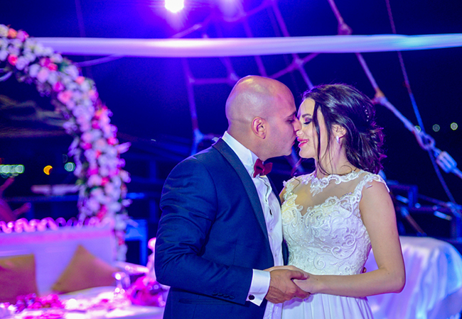 Wedding on luxury yacht in Sharm El Sheikh